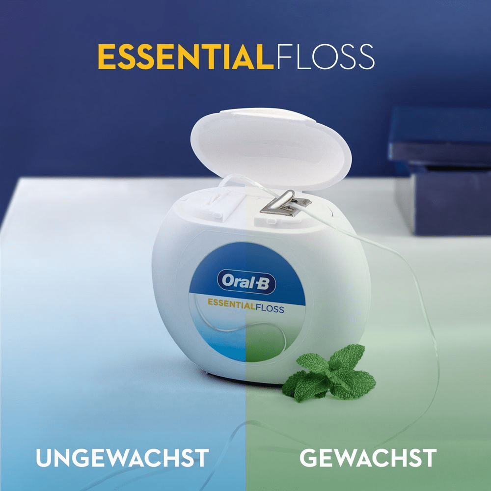 Bild: Oral-B Essential Floss Zahnseide Gewachst Minze 