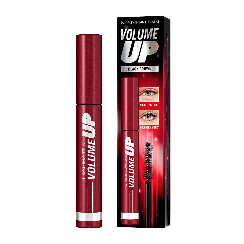 Bild: MANHATTAN Volume Up Mascara Black Brown