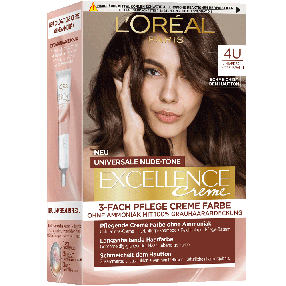 Bild: L'ORÉAL PARIS Excellence Coloration Braun 4