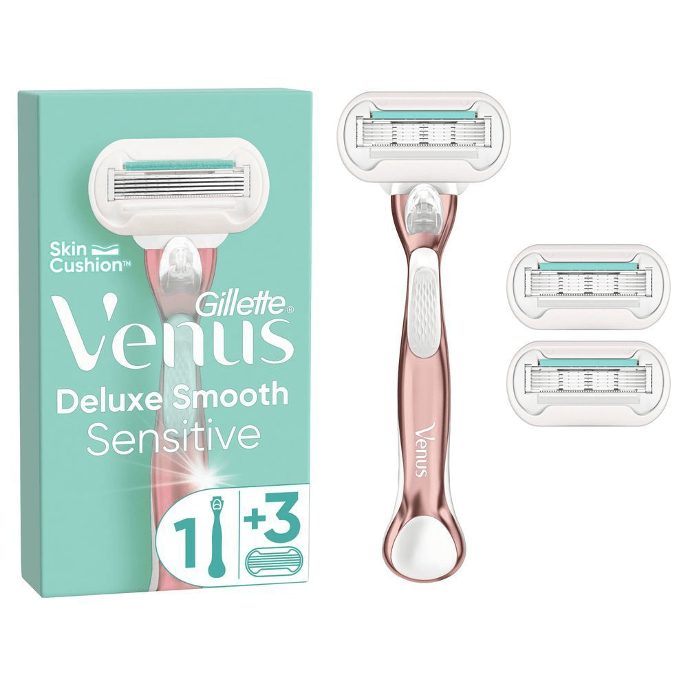 Bild: Gillette Venus Deluxe Smooth Sensitive Roségold Rasierer 