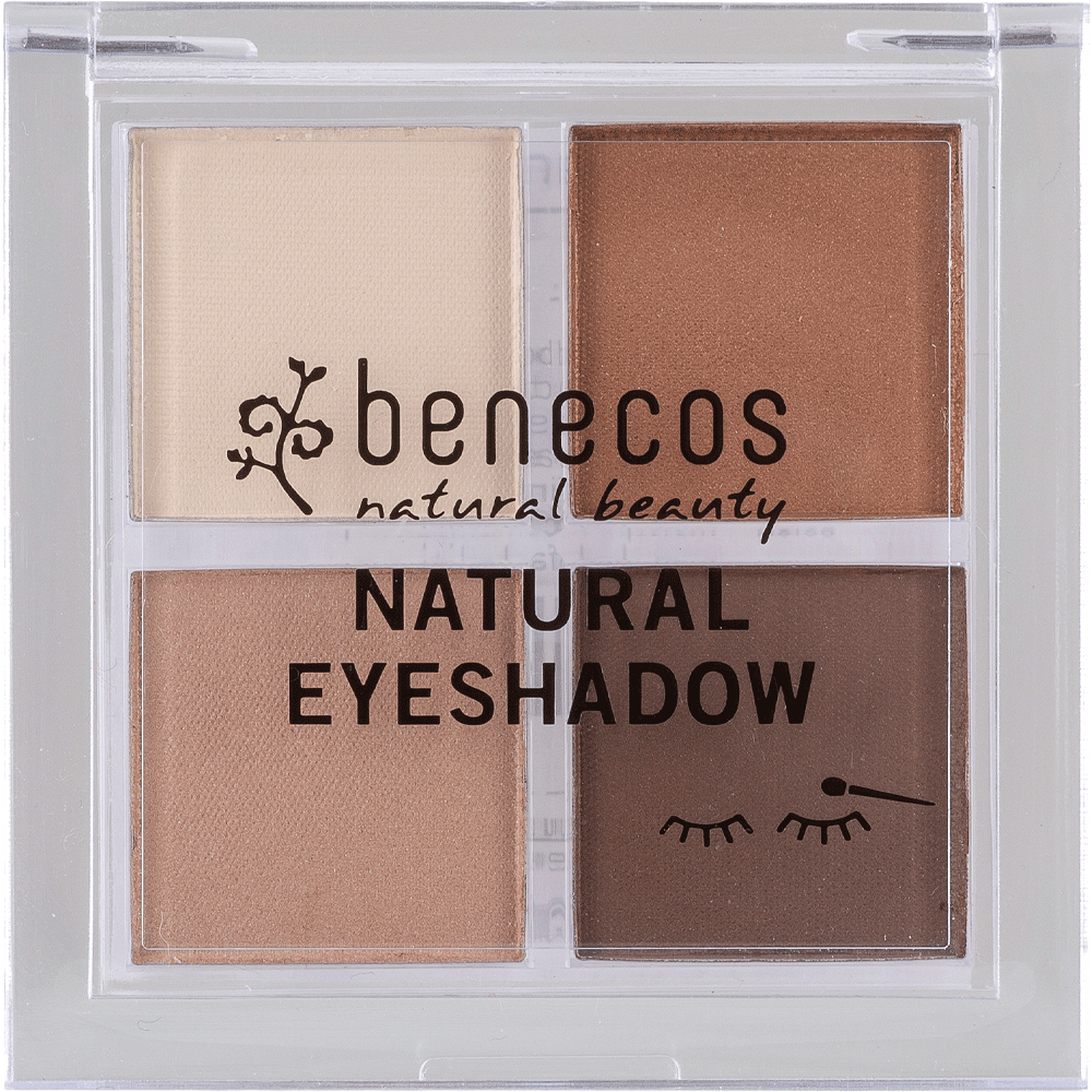 Bild: Benecos Natural Quattro Eyeshadow coffee & cream