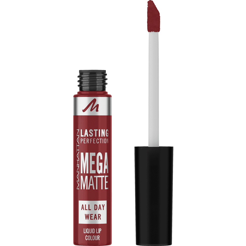 Bild: MANHATTAN Lasting Perfection Mega Matte Liquid Lip Colour ruby passion