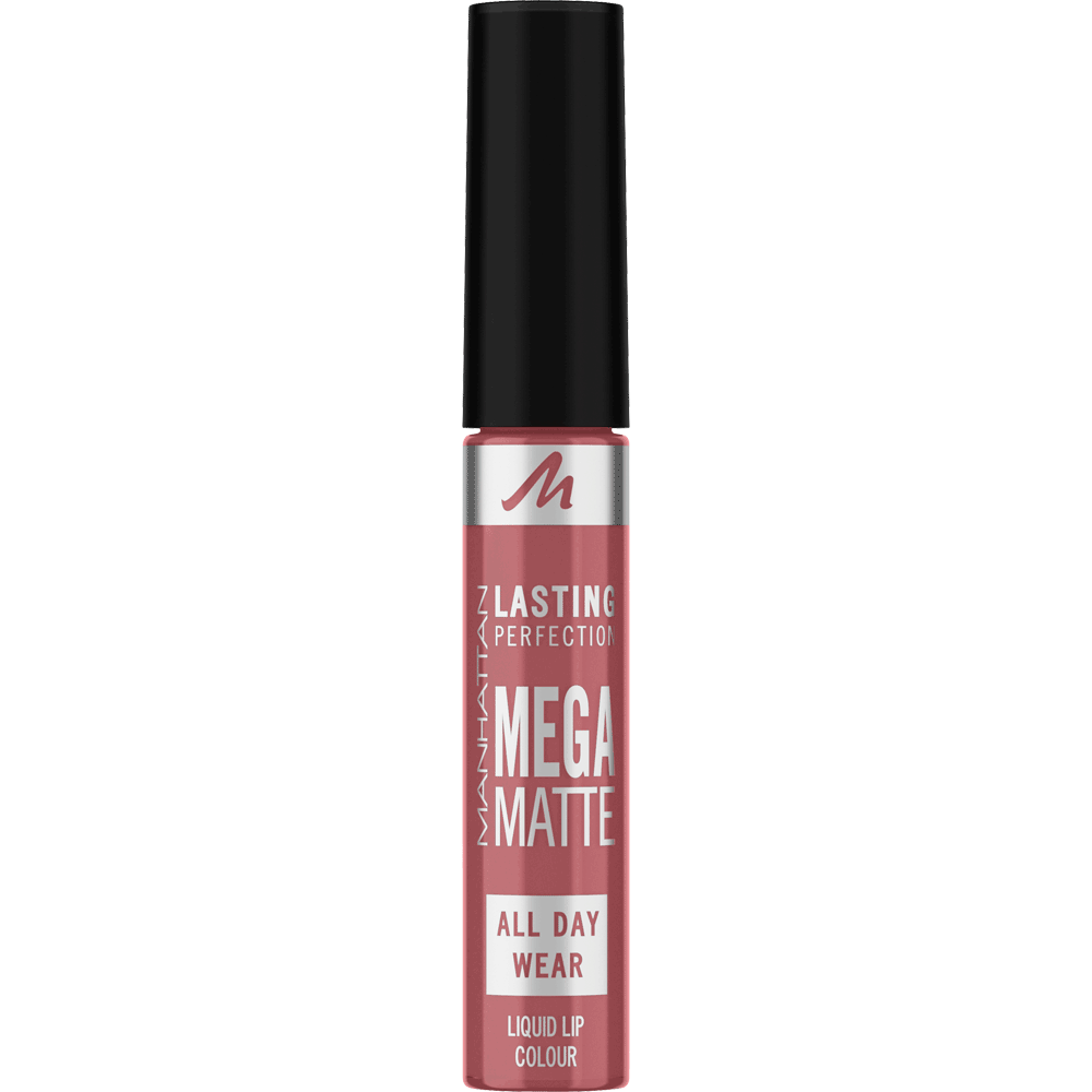 Bild: MANHATTAN Lasting Perfection Mega Matte Liquid Lip Colour central pink