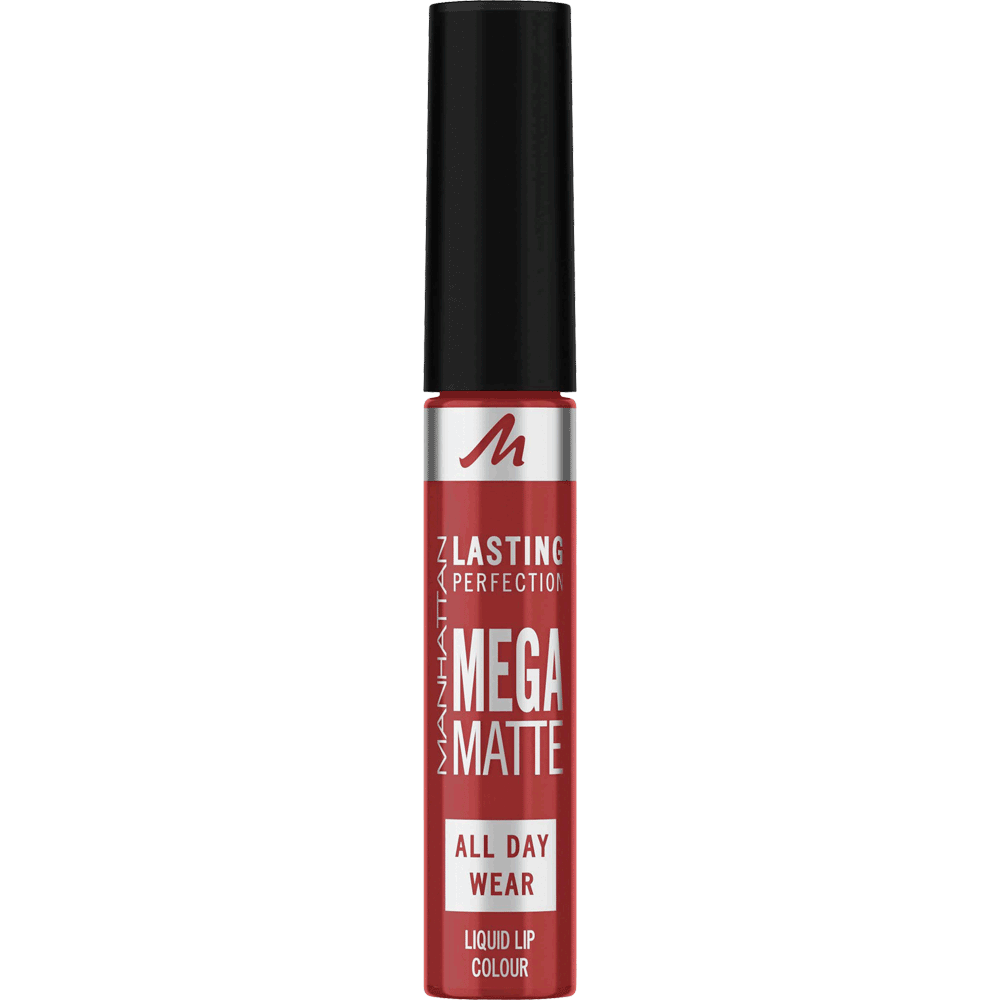 Bild: MANHATTAN Lasting Perfection Mega Matte Liquid Lip Colour red-y for broadway