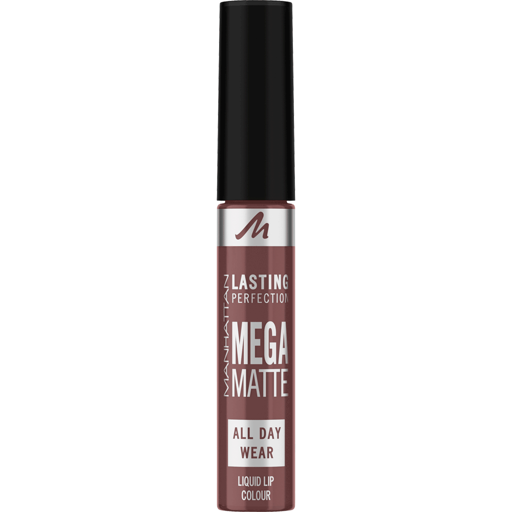 Bild: MANHATTAN Lasting Perfection Mega Matte Liquid Lip Colour state of burgundy