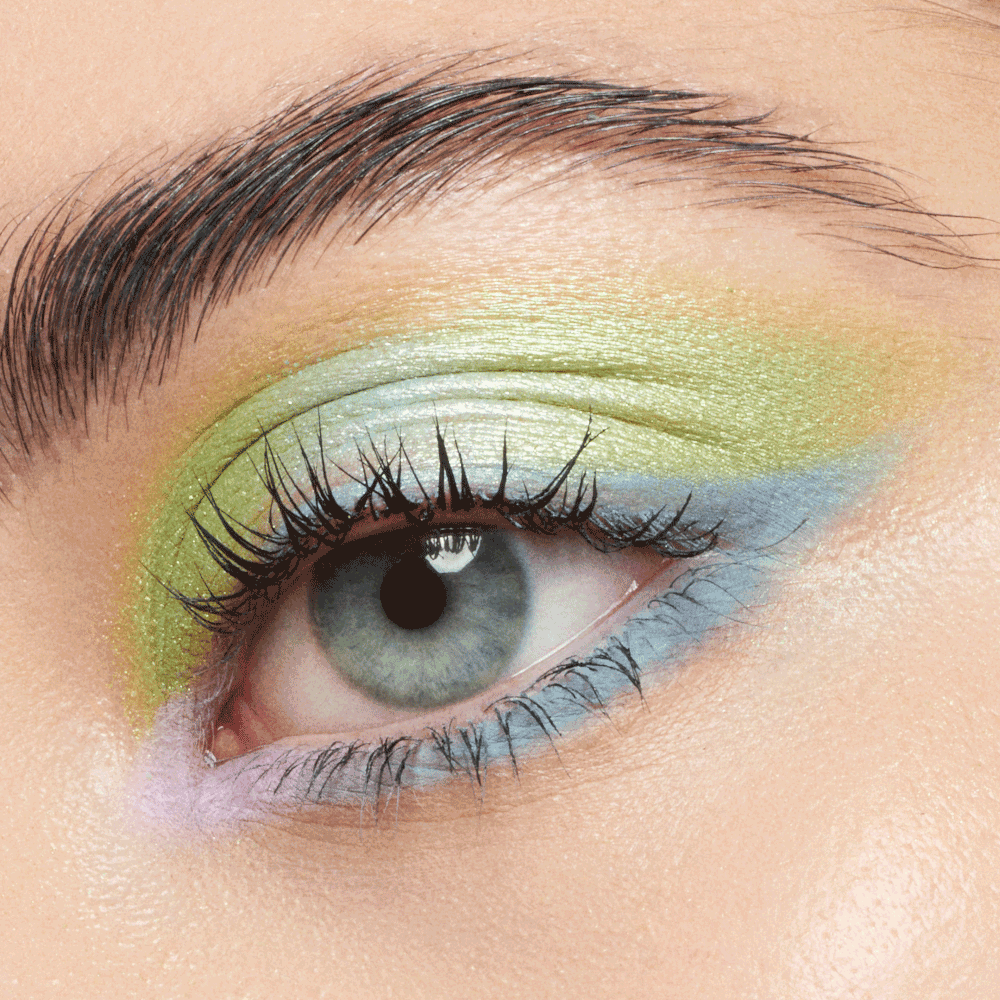 Bild: Catrice Colour Blast Eyeshadow Palette blue meets lime