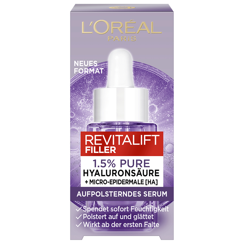 Bild: L'ORÉAL PARIS Revitalift Filler Anti-Falten Serum 