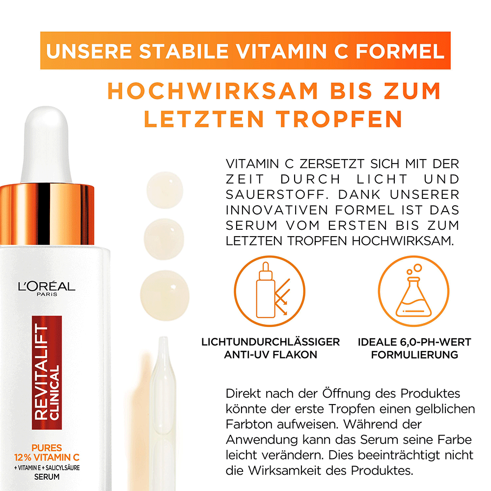 Bild: L'ORÉAL PARIS Revitalift Vitamin C Duo 