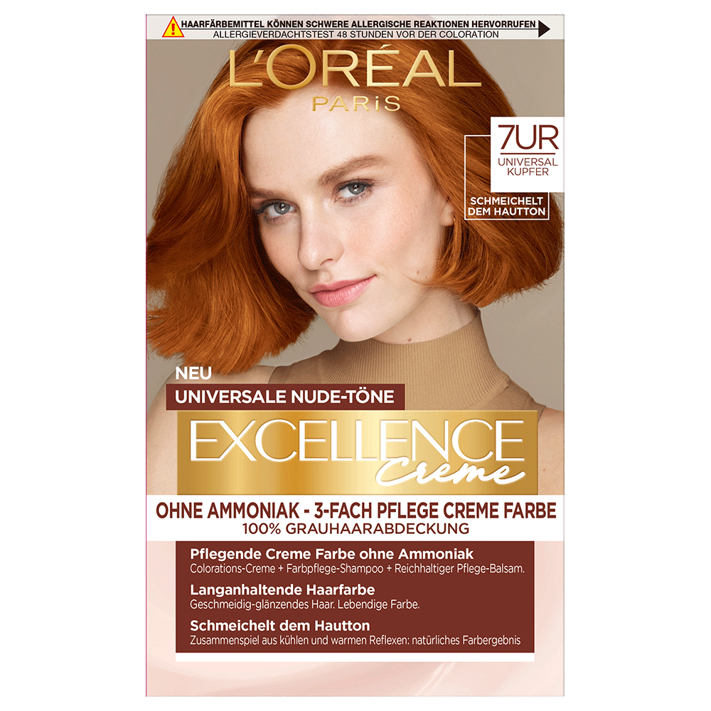 Bild: L'ORÉAL PARIS Excellence Creme-Coloration Universal Kupfer