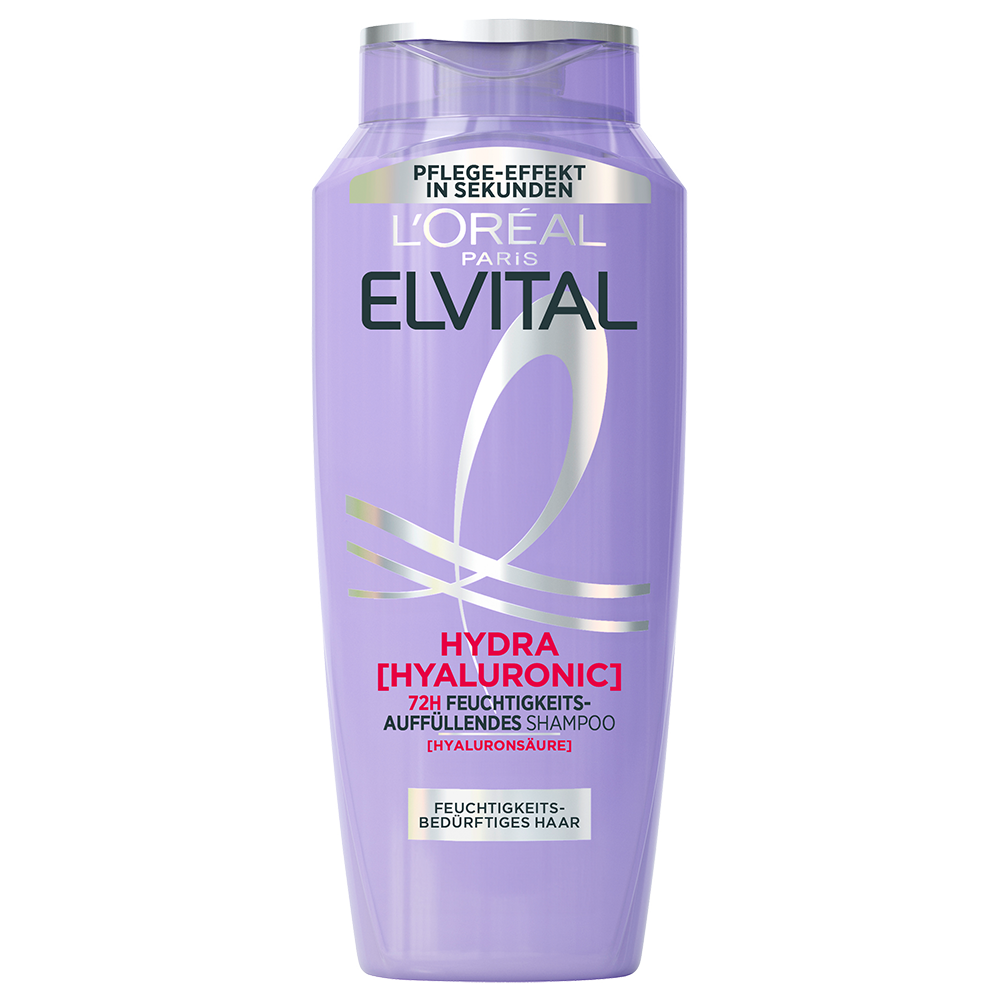 Bild: L'ORÉAL PARIS ELVITAL Hydra [Hyaluronic] 72H Feuchtigkeits-Auffüllendes Shampoo 