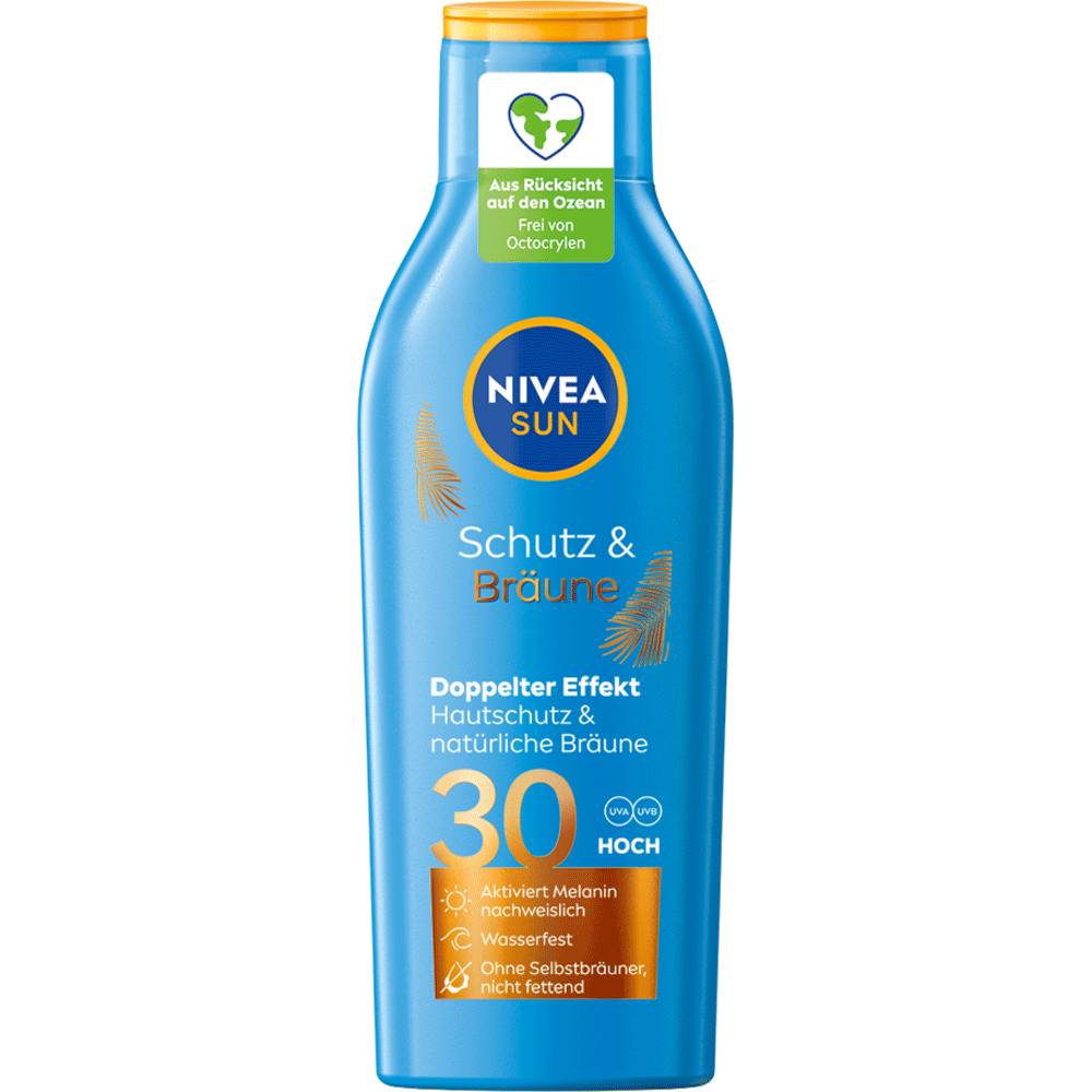 Bild: NIVEA Sun Schutz & Bräune Sonnenlotion LSF 30 