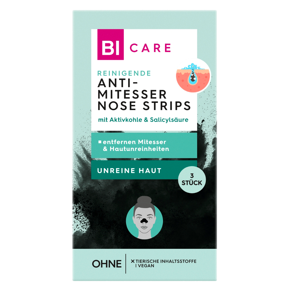 Bild: BI CARE Anti Mitesser Nose Strips 