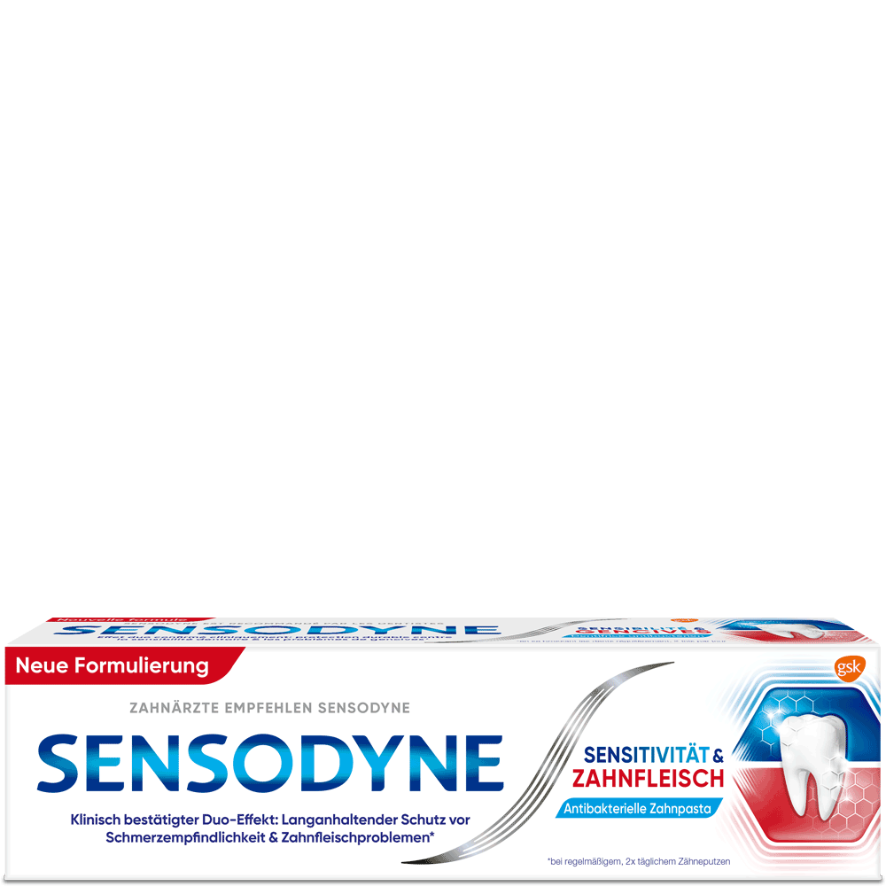 Bild: SENSODYNE Zahncreme Sensitivität & Zahnfleisch 