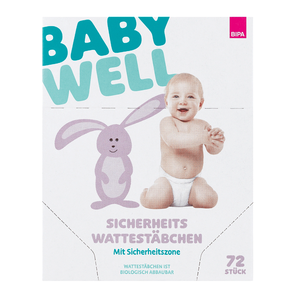 Bild: BABYWELL Sicherheitswattestäbchen 