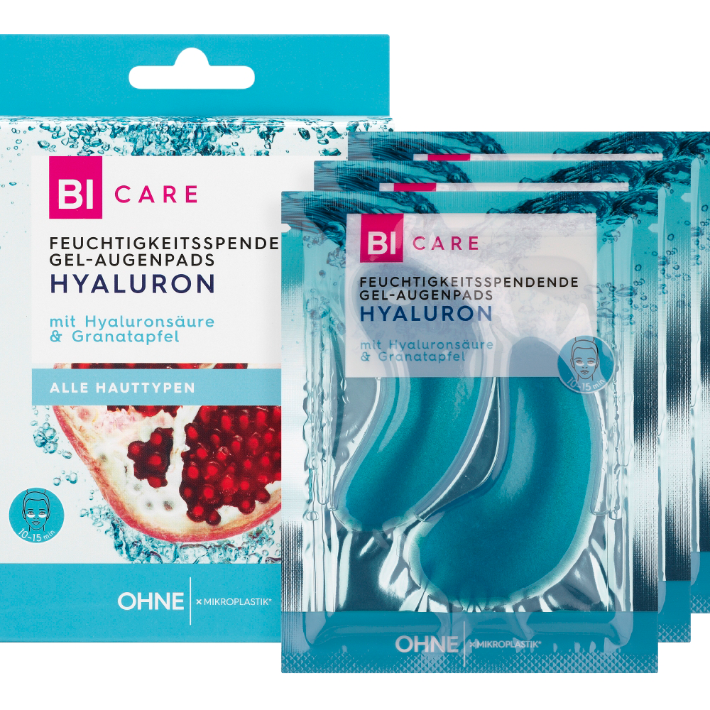 Bild: BI CARE Gel Augenpads Hyaluron 