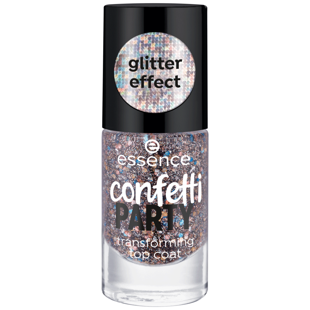 Bild: essence Confetti Party Transforming Top Coat 