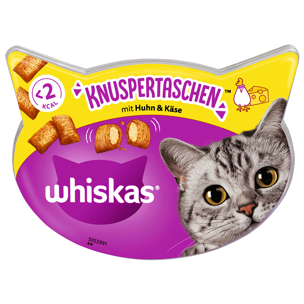 Bild: Whiskas Knuspertaschen mit Huhn & Käse 