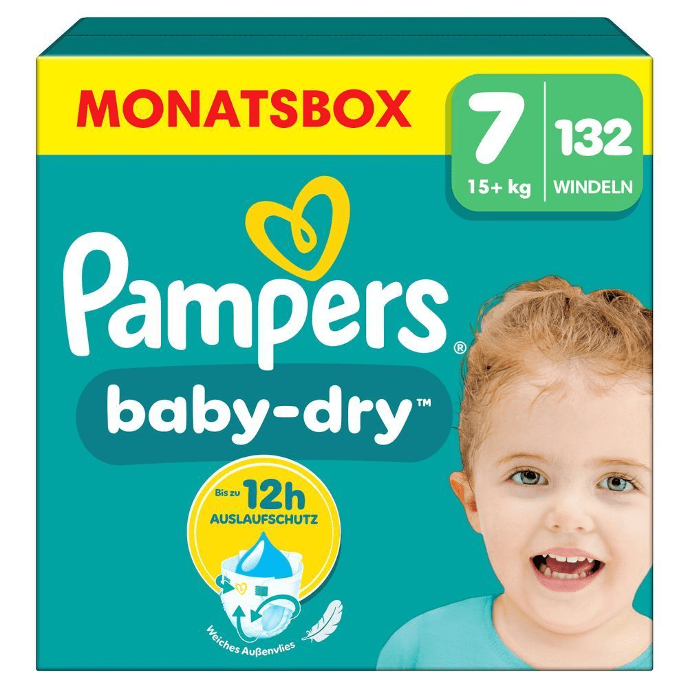 Bild: Pampers Baby-Dry Größe 7, 15kg+ 