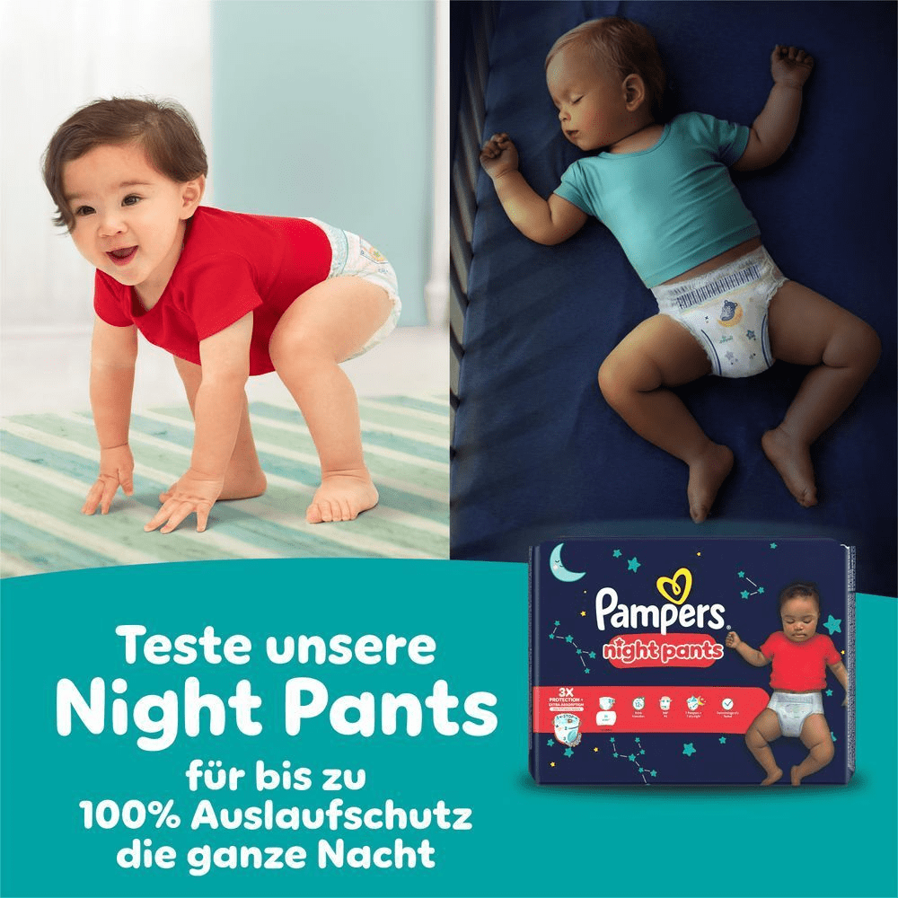 Bild: Pampers Baby-Dry Pants Größe 4, 9kg - 15kg 