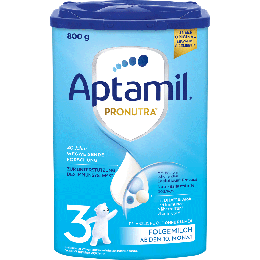 Bild: Aptamil 3 Pronutra, Folgemilch 