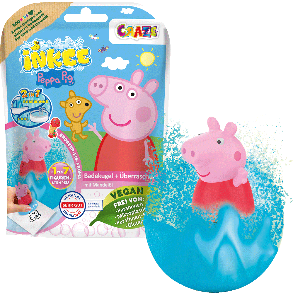 Bild: Craze Inkee Badebombe Peppa Pig 