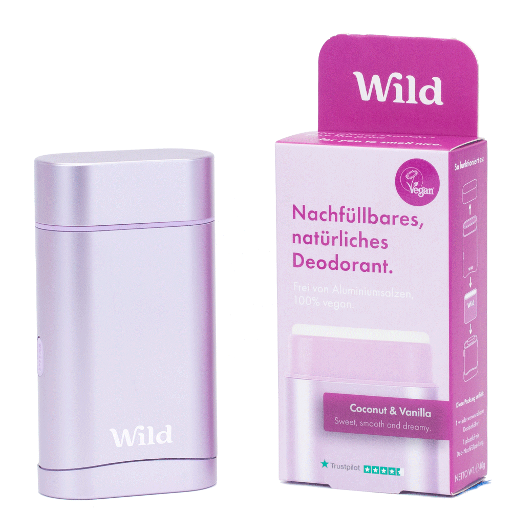 Bild: WILD Deostick Starter Kit Coconut Dreams 