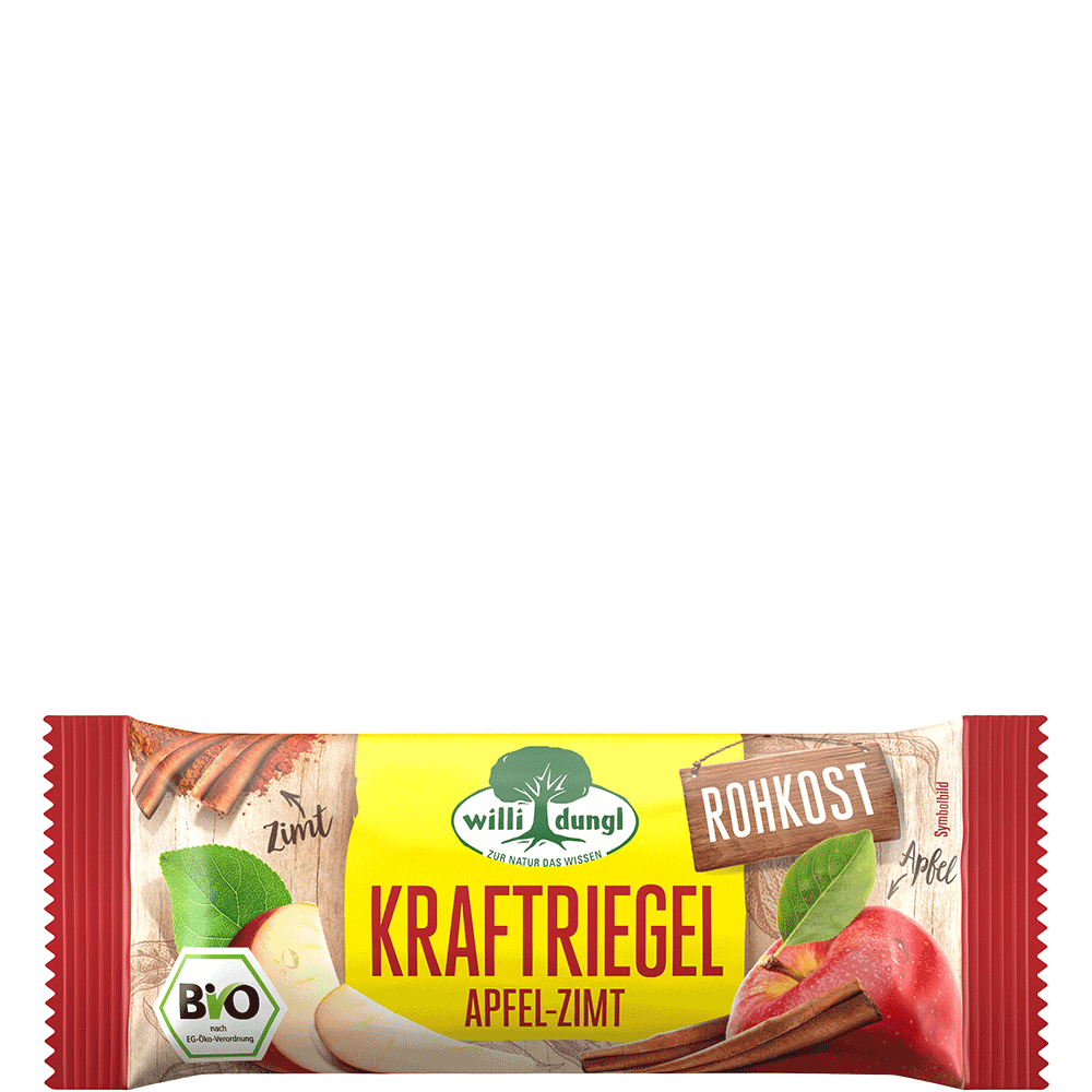 Bild: Willi Dungl Kraftriegel Apfel-Zimt 