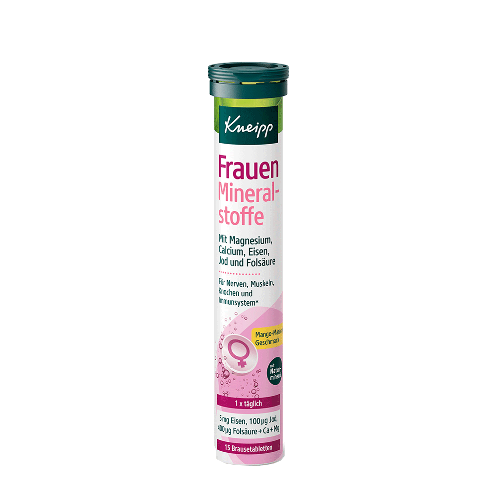 Bild: Kneipp Brausetabletten Frauen Mineralstoffe 