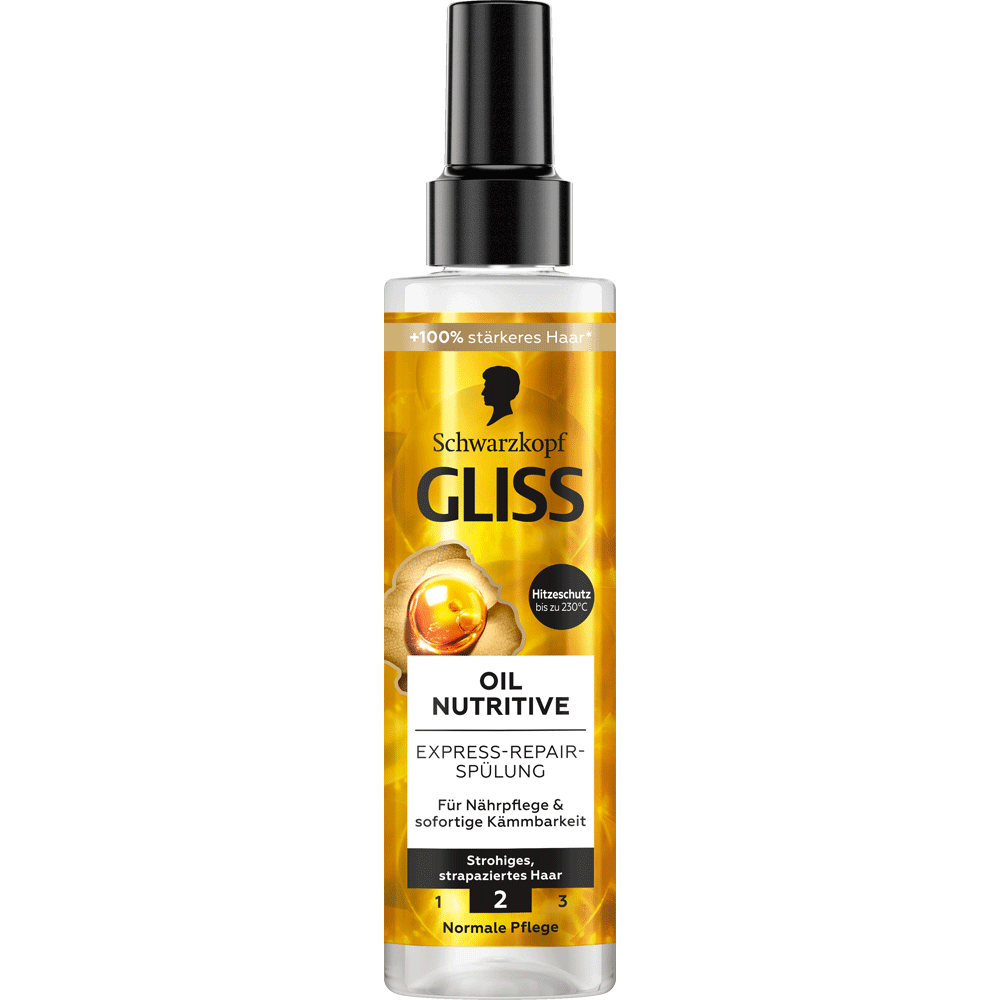 Bild: Schwarzkopf GLISS Oil Nutritive Express-Reapir-Spülung 