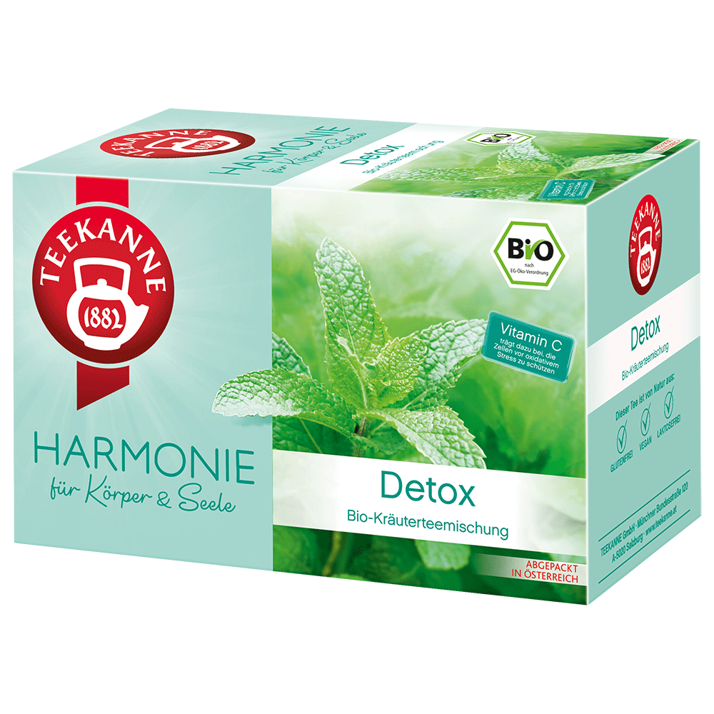 Bild: TEEKANNE Bio Tee Harmonie Detox 