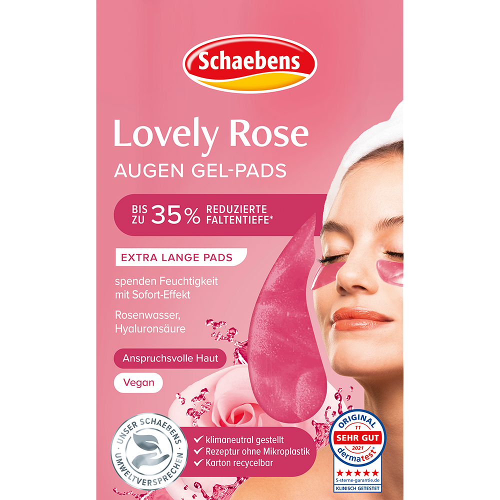 Bild: Schaebens Augen Gel Pads Lovely Rose 