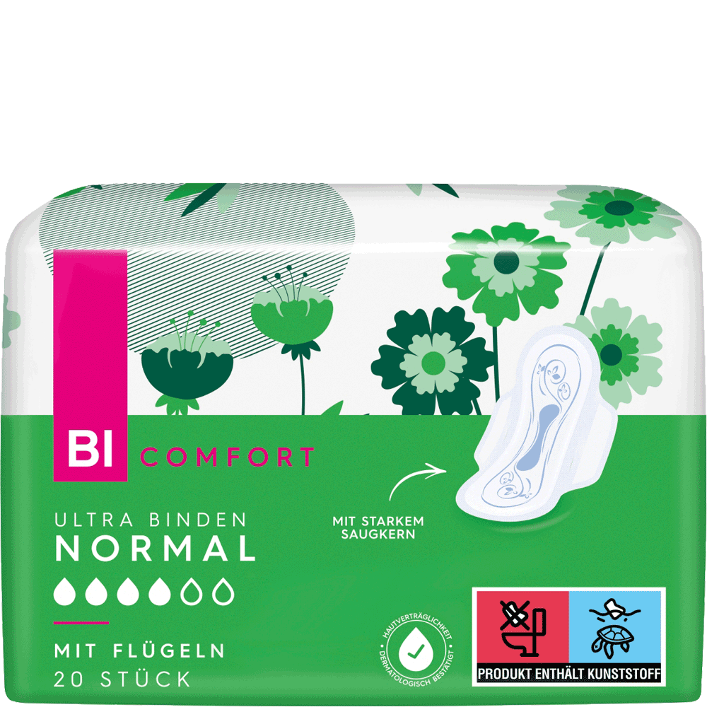 Bild: BI COMFORT Ultra Binden Normal mit Flügeln 