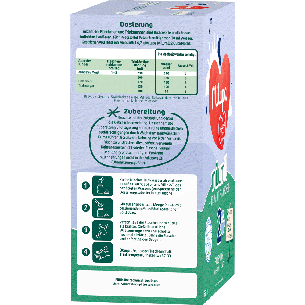 Bild: Milupa Milumil Gute Nacht Fläschchen 