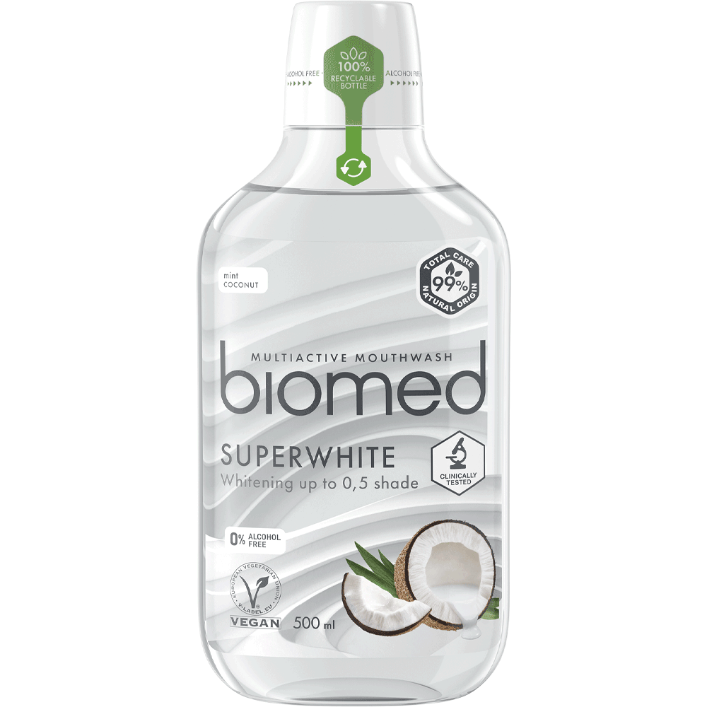 Bild: Biomed Mundspülung Superwhite 