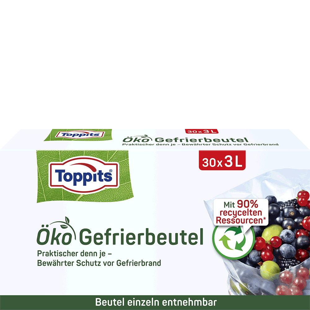 Bild: Toppits Öko Gefrierbeutel 3 Liter 