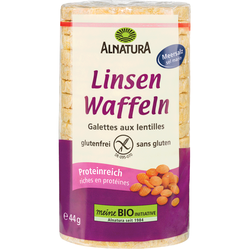 Bild: ALNATURA Linsen Waffeln 