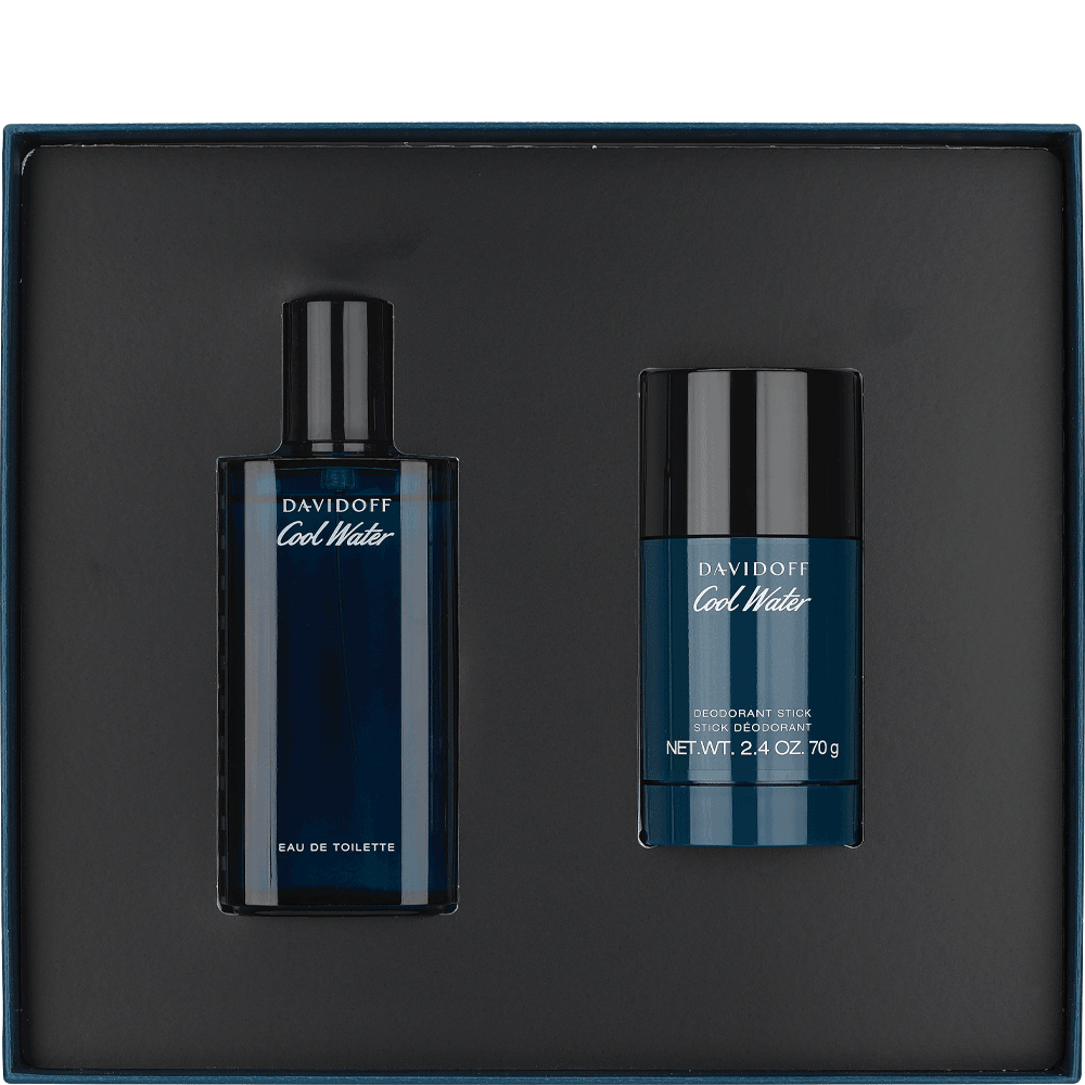 Bild: Davidoff Cool Water Man Geschenkset Eau de Toilette 75 ml + Deo Stick 75 ml 