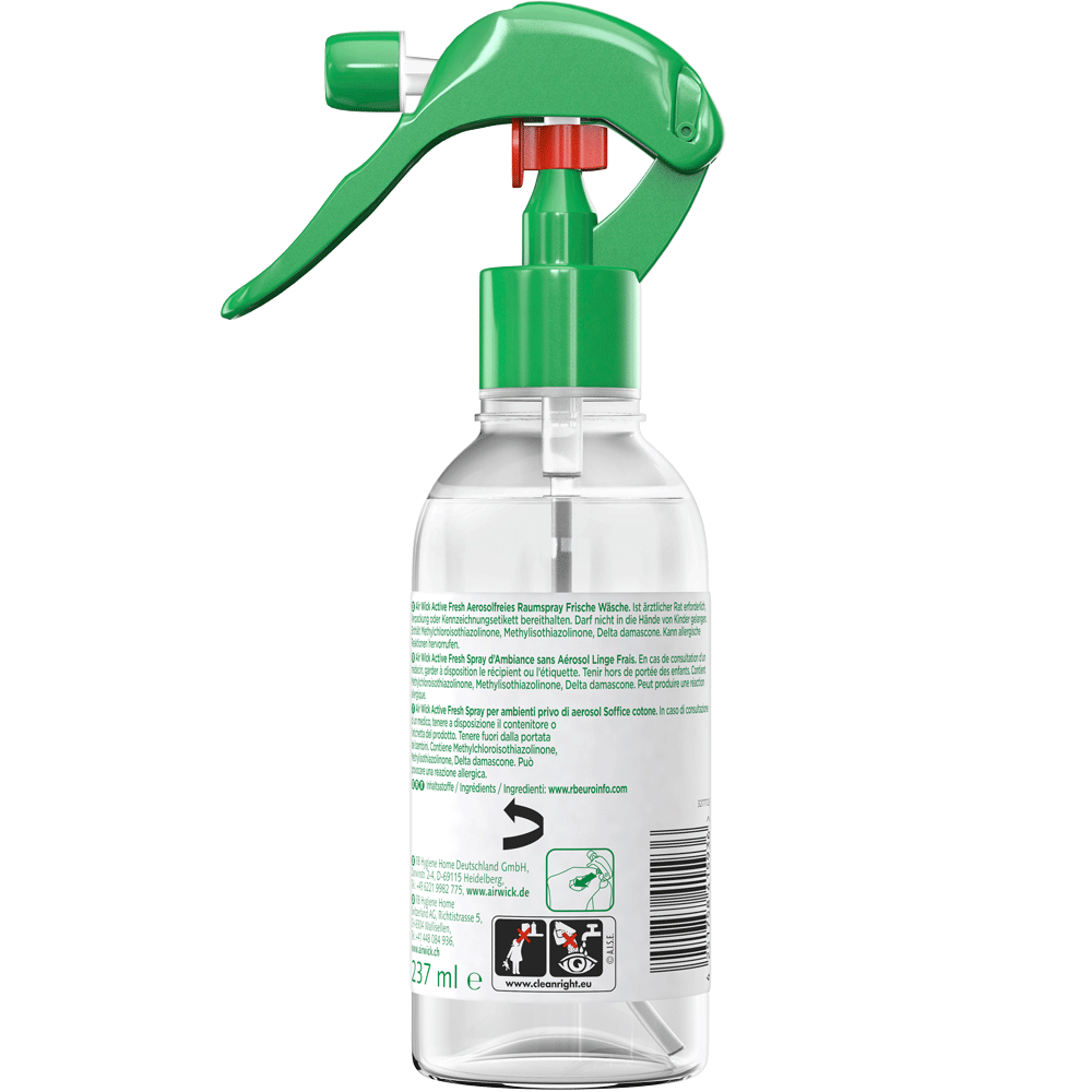 Bild: AIRWICK Active Fresh Aerosolfreies Raumspray Frische Wäsche 