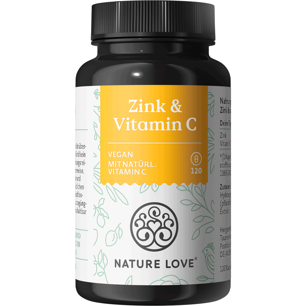 Bild: NATURE LOVE Zink & Vitamin C 