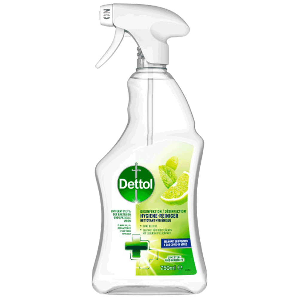 Bild: Dettol Desinfektions Reiniger Limetten und Minzduft 