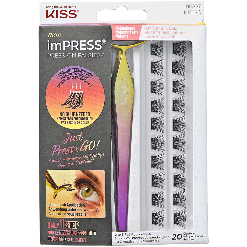 Bild: KISS imPRESS Press-On Falsies Lashes Voluminous 