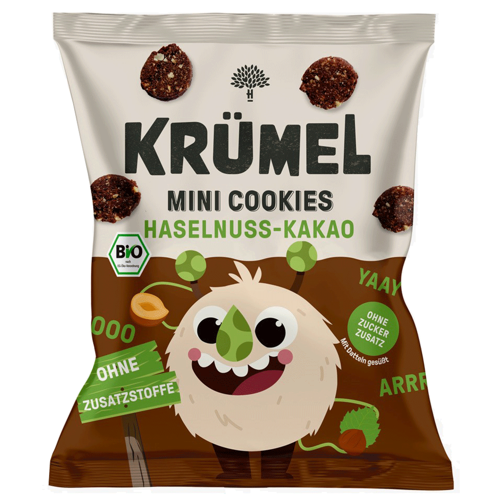 Bild: Krümel Mini Cookies Haselnuss-Kakao 