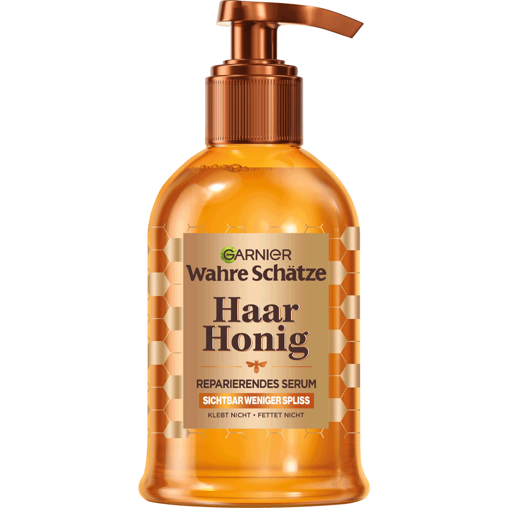 Bild: GARNIER Wahre Schätze Haar Honig Reparierendes Haarserum 