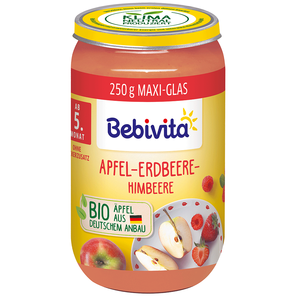 Bild: Bebivita Apfel Erdbeere Himbeere 