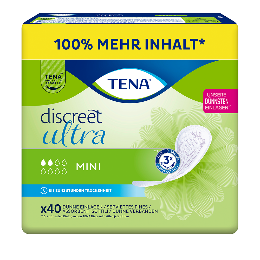 Bild: TENA Discreet Ultra Mini Einlagen 