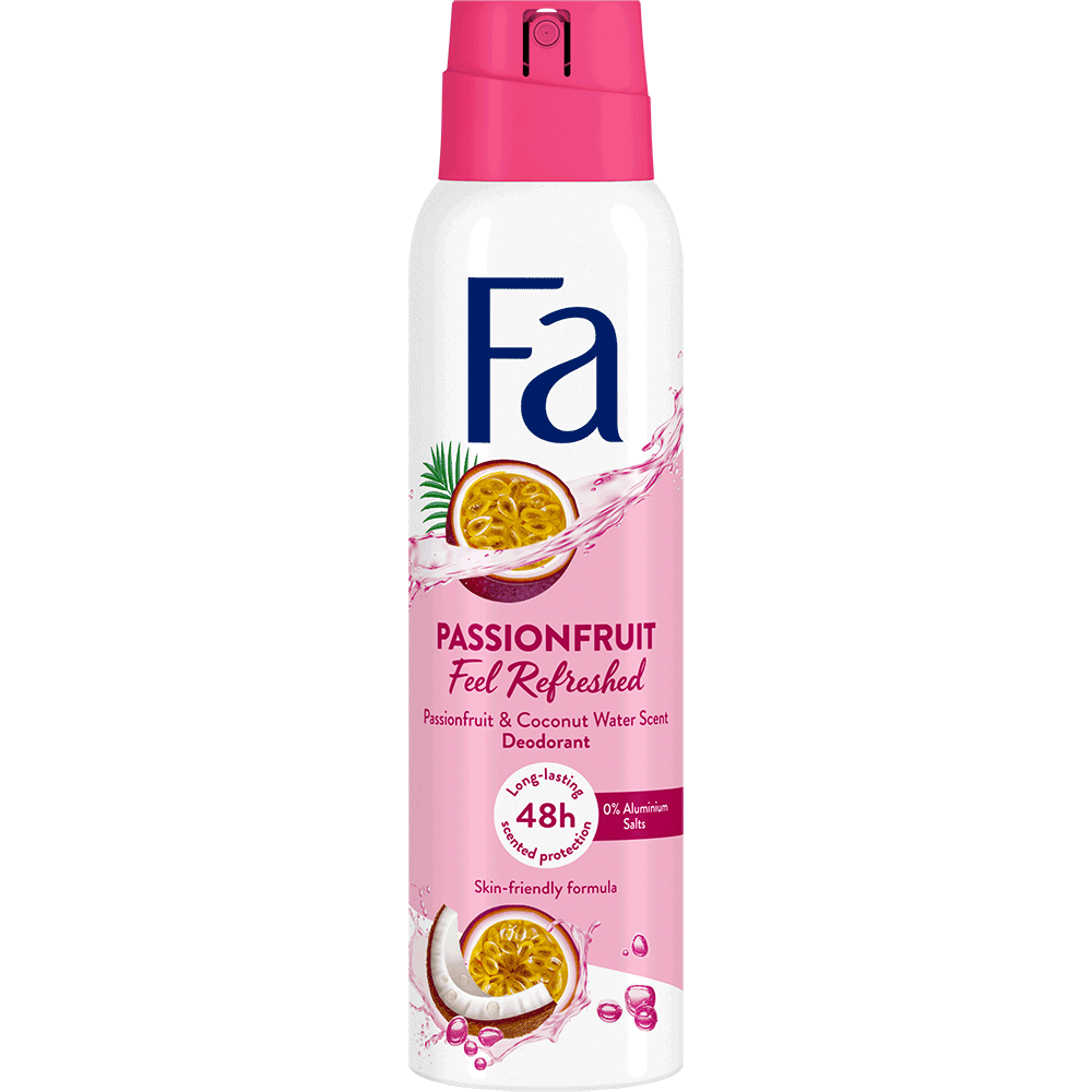 Bild: Fa Deo Spray Feel Refreshed Passionfruit 