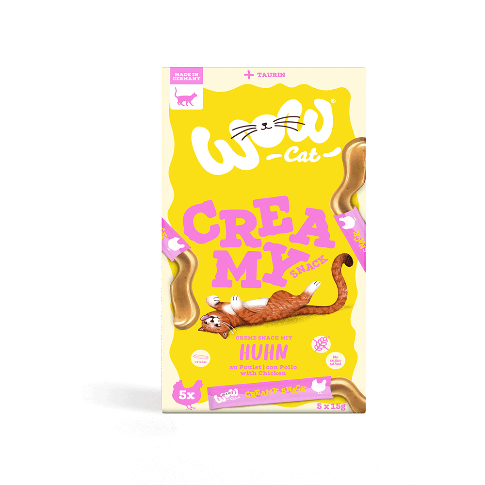 Bild: WOW Cat Creamy Snack Huhn 