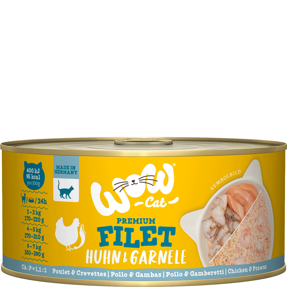 Bild: WOW Cat Filet Huhn & Garnele 