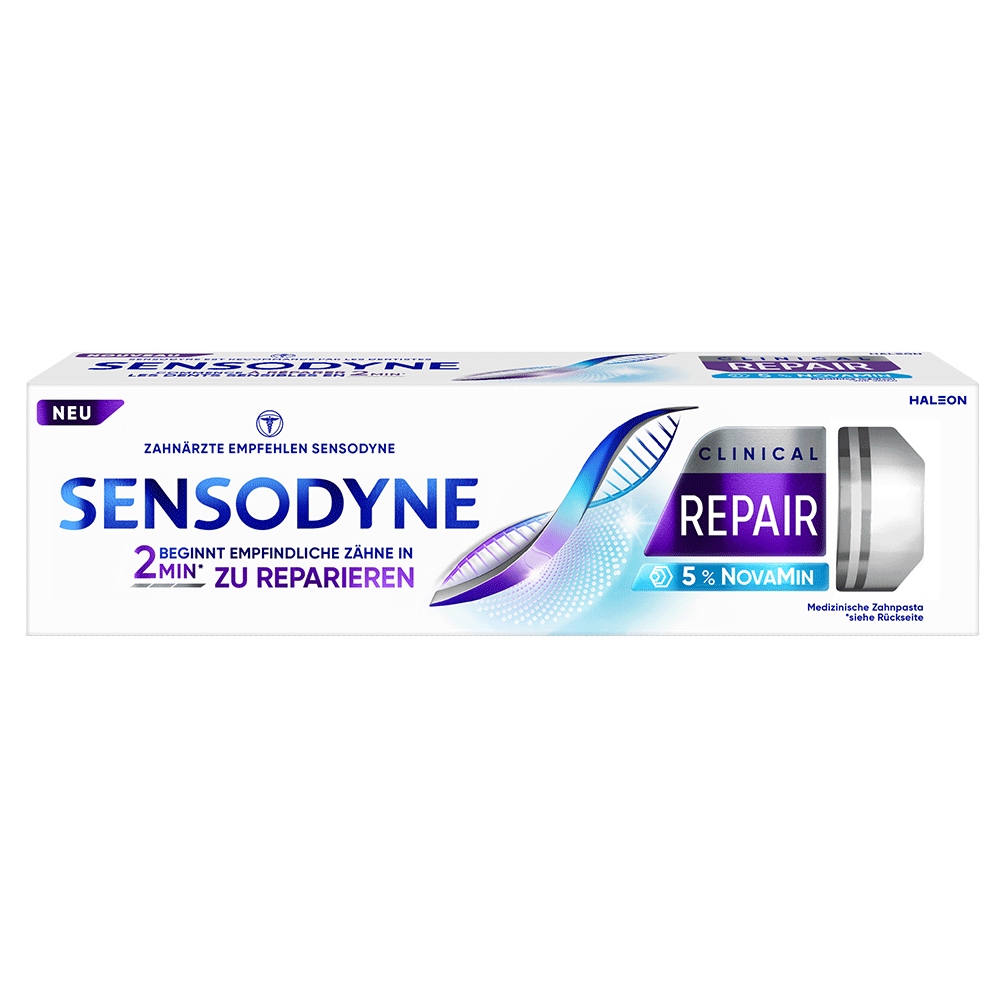 Bild: SENSODYNE Zahnpasta Clinical Repair 