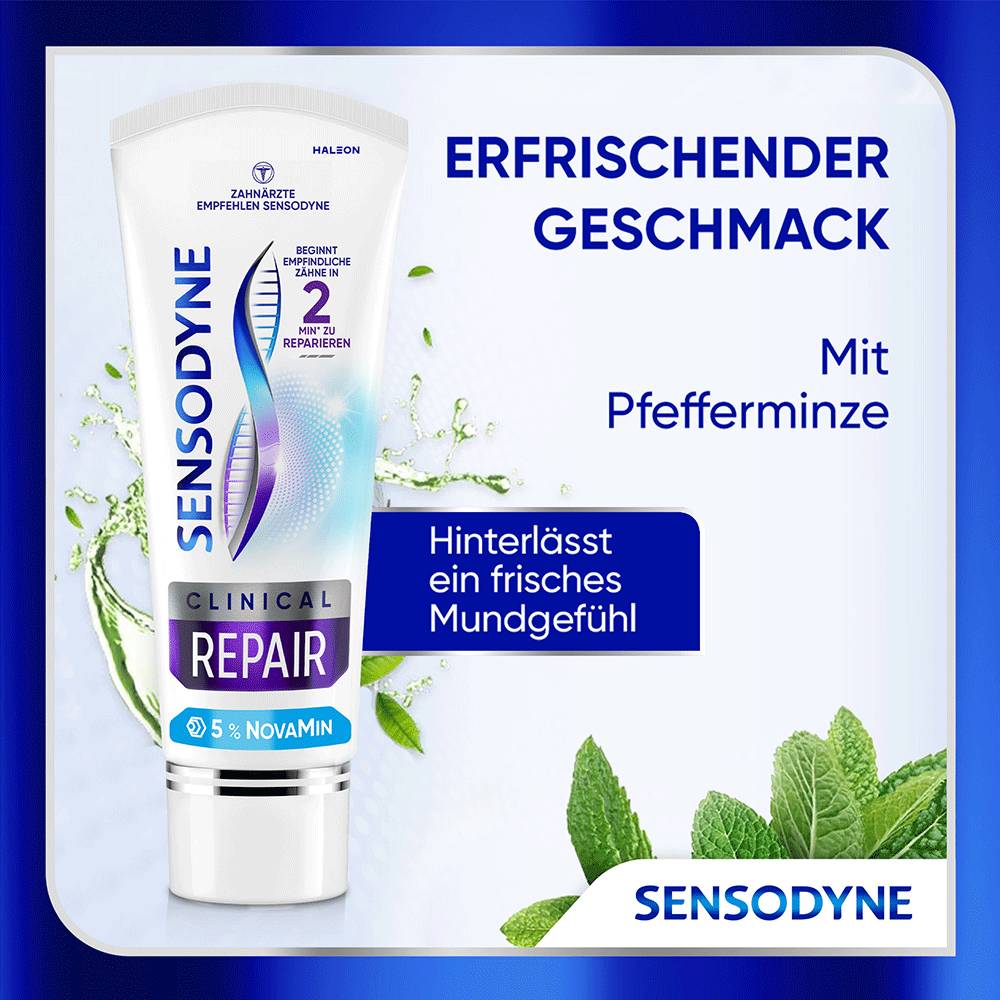 Bild: SENSODYNE Zahnpasta Clinical Repair 